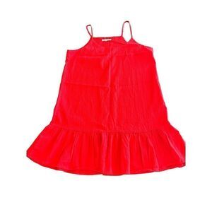 Copper Key Coral Ruffle Hem Dress size M